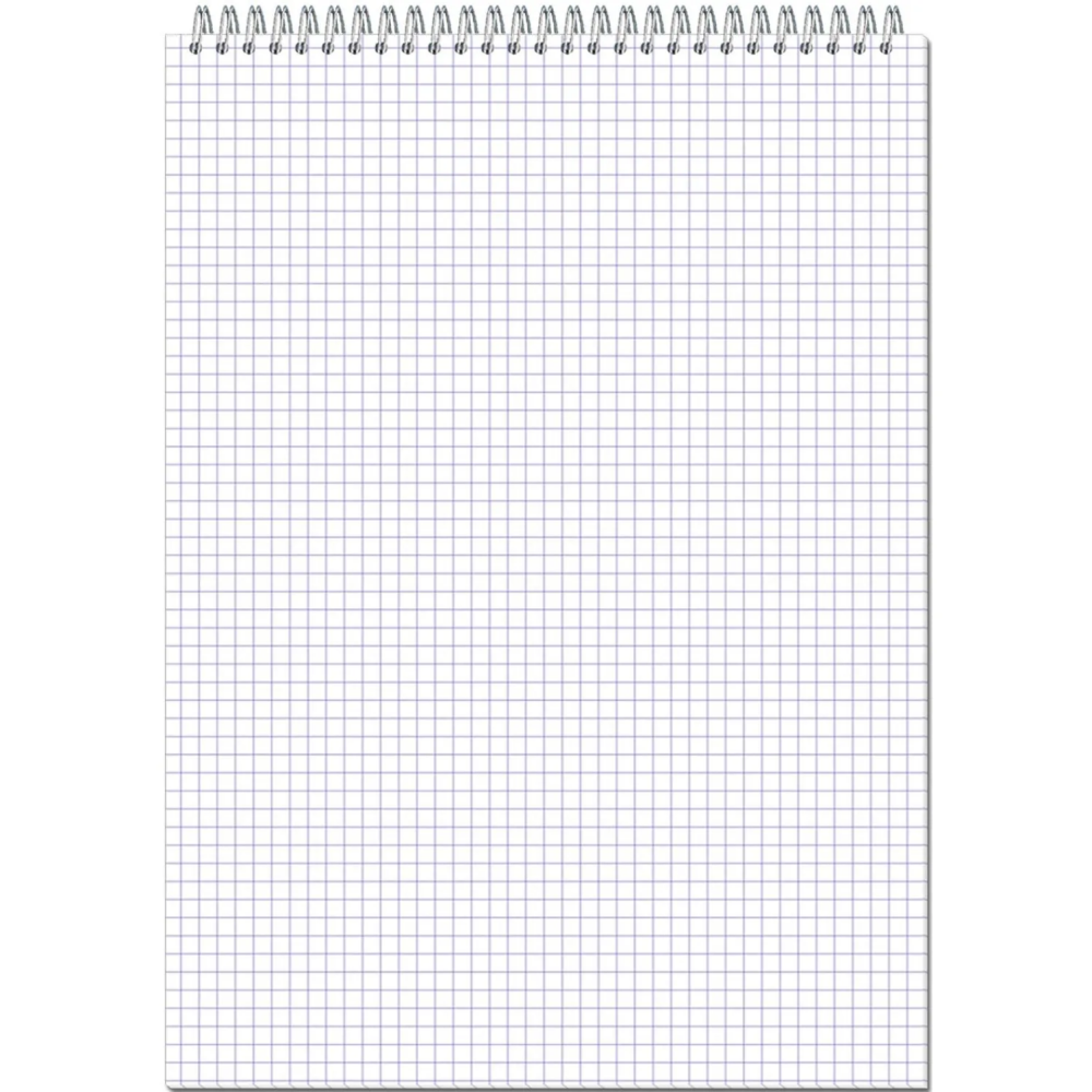 Блокнот "Стильный Офис", А4, 40 листов, в клетку, серый