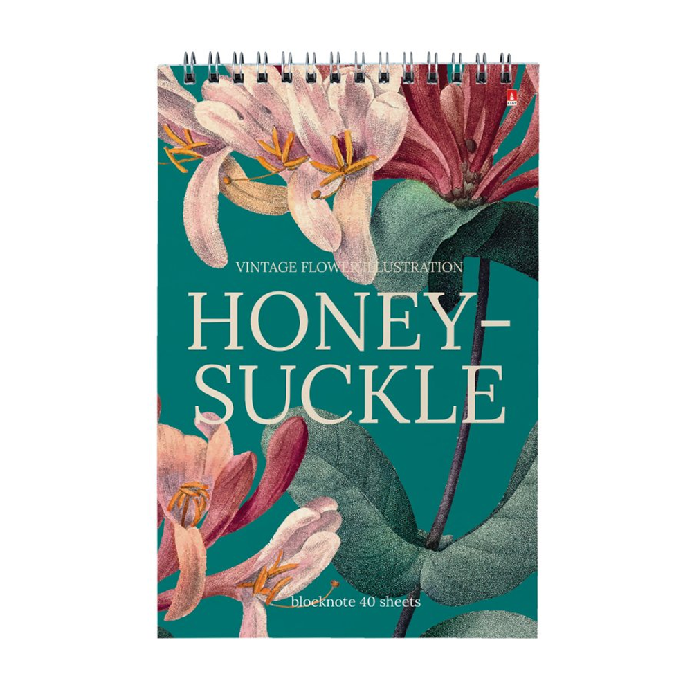 Блокнот "Цветы. Паттерн", A5, 40 листов, в клетку, ассорти - 5