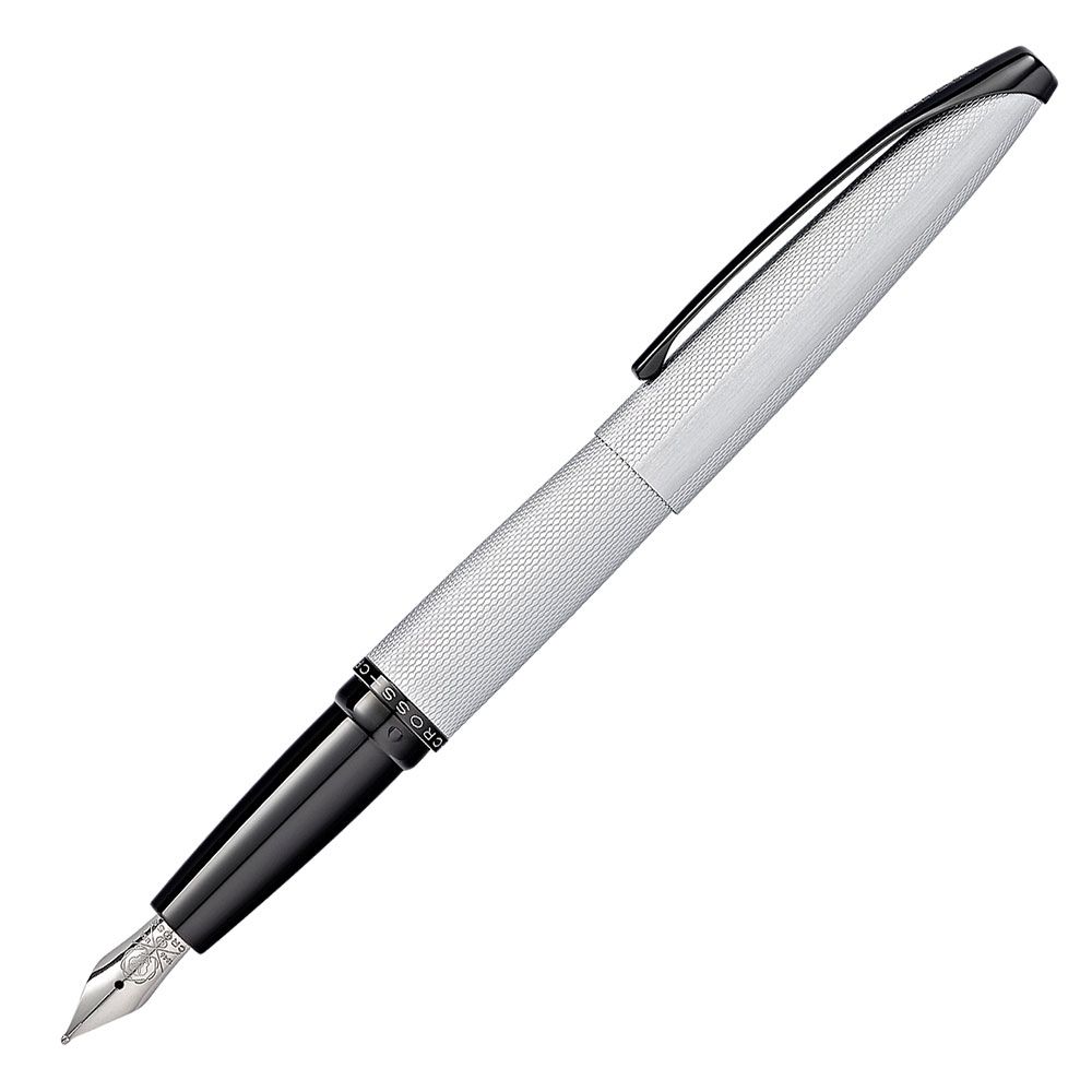 Ручка перьевая Cross "ATX Brushed Chrome Fountain Pen"