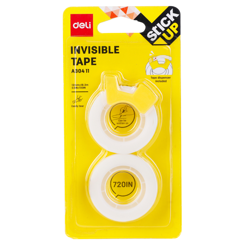 Клейкая лента прозрачная "Deli"