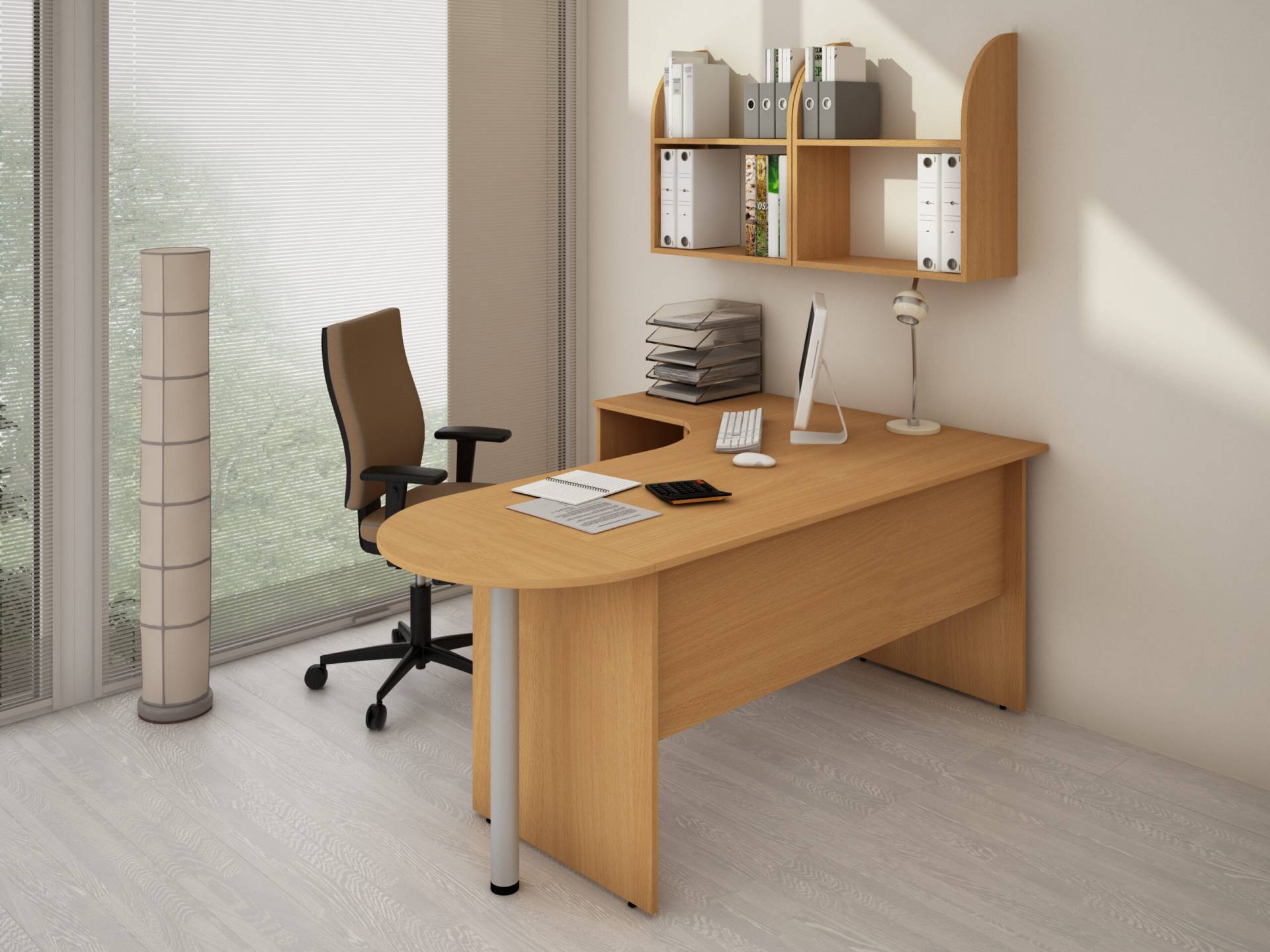 Коллекция Столица стеллаж угловой С-313, 334х334х1147 мм, дуб сонома - 2