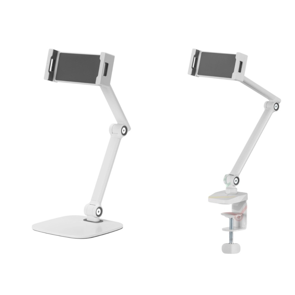 Крепление для планшета (смартфона) Tablet Clamp, белый матовый - 5