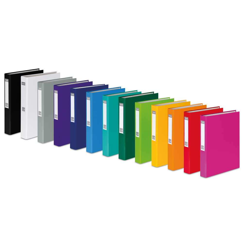 Папка на кольцах "VauPe", 2 кольца, А4, синий