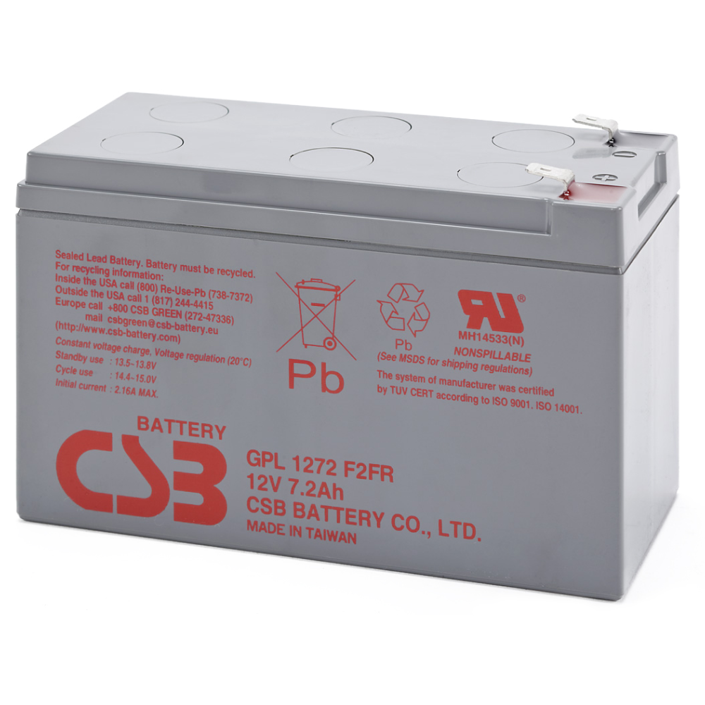 Аккумуляторная батарея CSB GPL 1272 F2 FR
