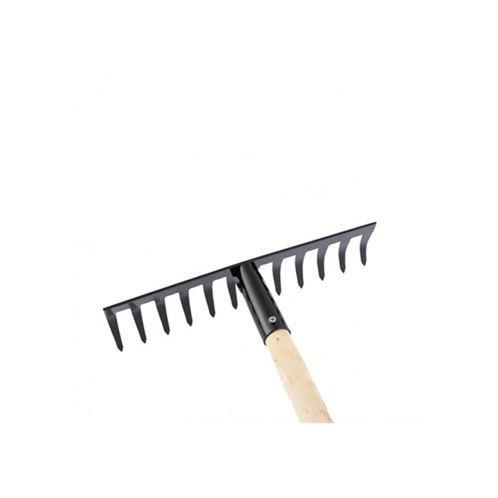 Грабли металлические с прямыми зубьями "ГП-12" с черенком