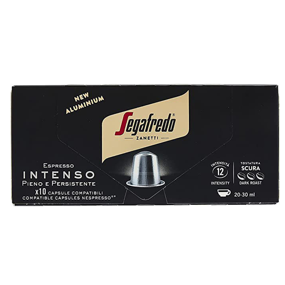 Капсулы "Segafredo" Intenso для кофемашин Nespresso, 10 порций