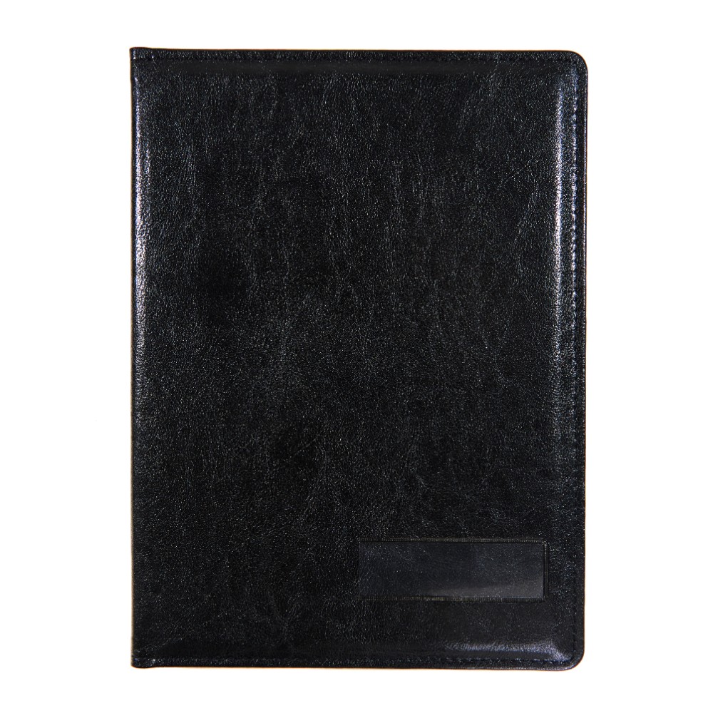 Папка на подпись, с карманом, черный