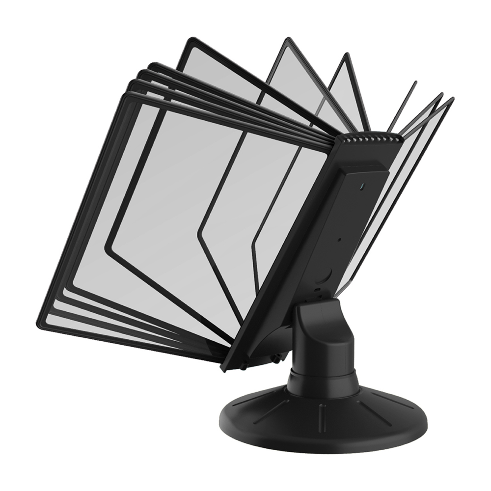 Стойка информационная настольная "OfficeSpace", черный, вращающийся