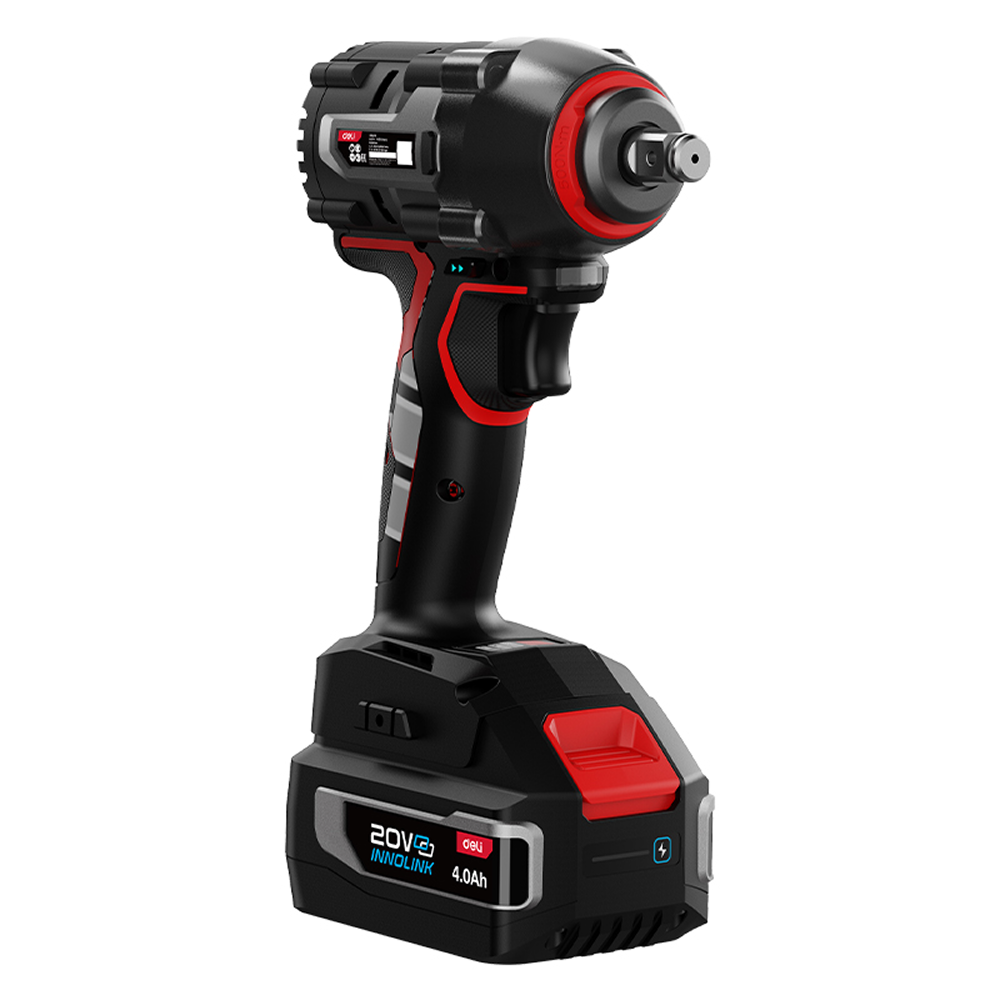 Аккумуляторный гайковерт Deli RS EDE231, 20 В, 500 Нм, 2 АКБ, 4 Ач, З/У 2А, коробка - 5