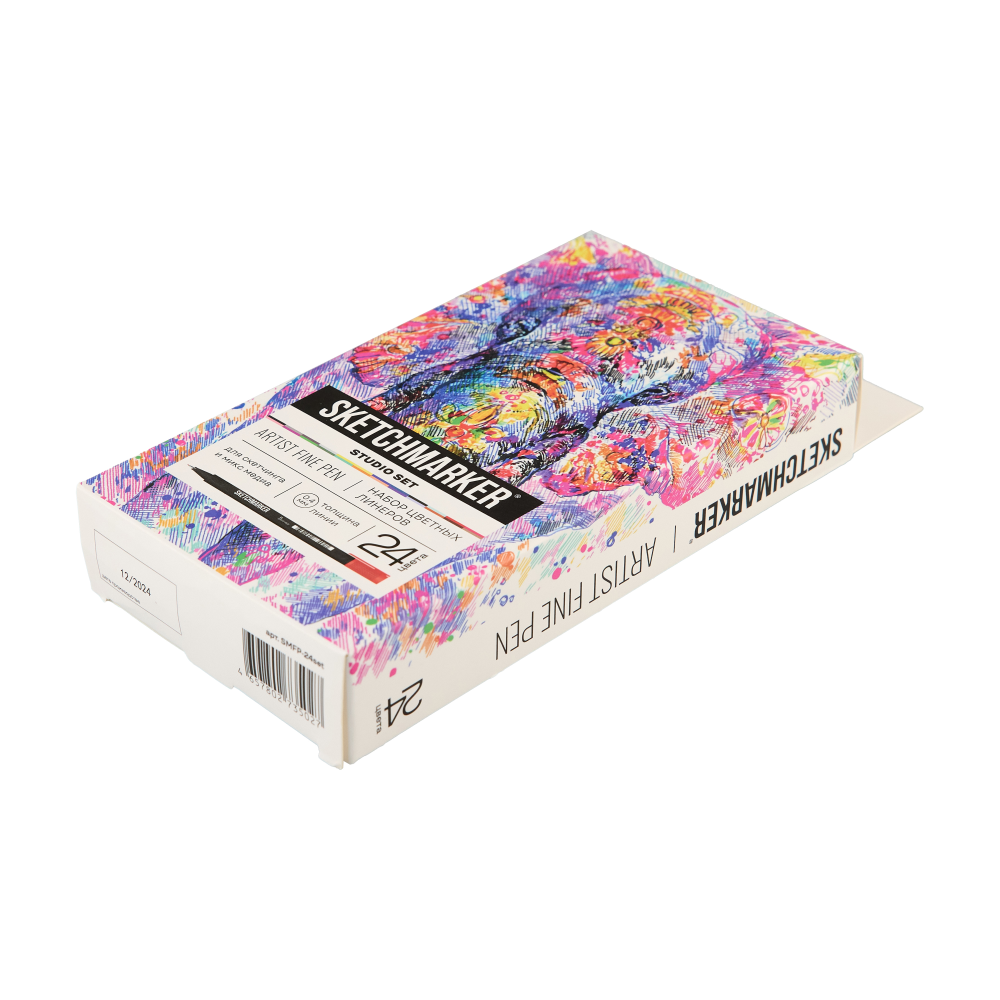 Ручка капиллярная "Sketchmarker Artist fine pen Studio", 24 шт - 7