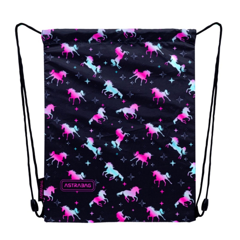 Мешок для обуви Astra "Unicorn squad", розовый