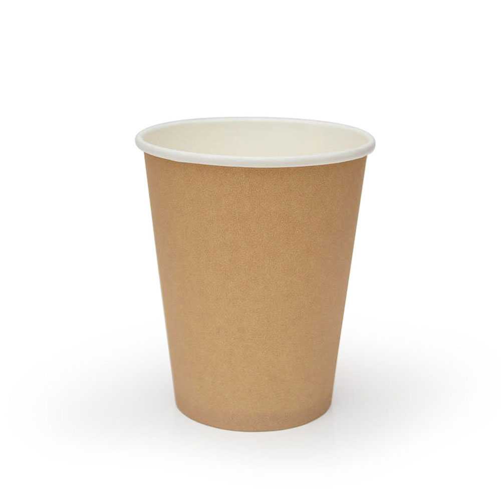 Стакан картонный, 300 мл, 1 слой, 50 шт/упак, крафт