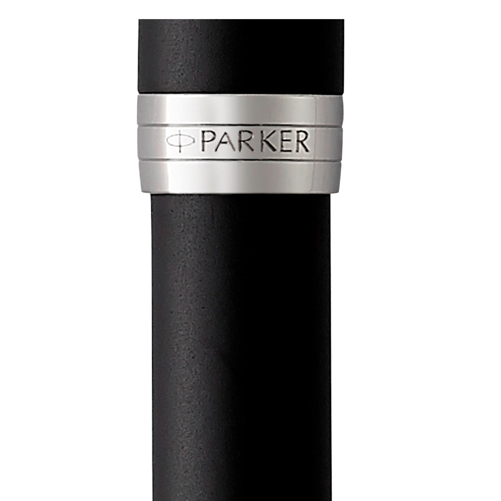 Ручка-роллер Parker "Sonnet Core T529 - Matte Black CT", 0.5 мм, черный, стерж. черный - 4