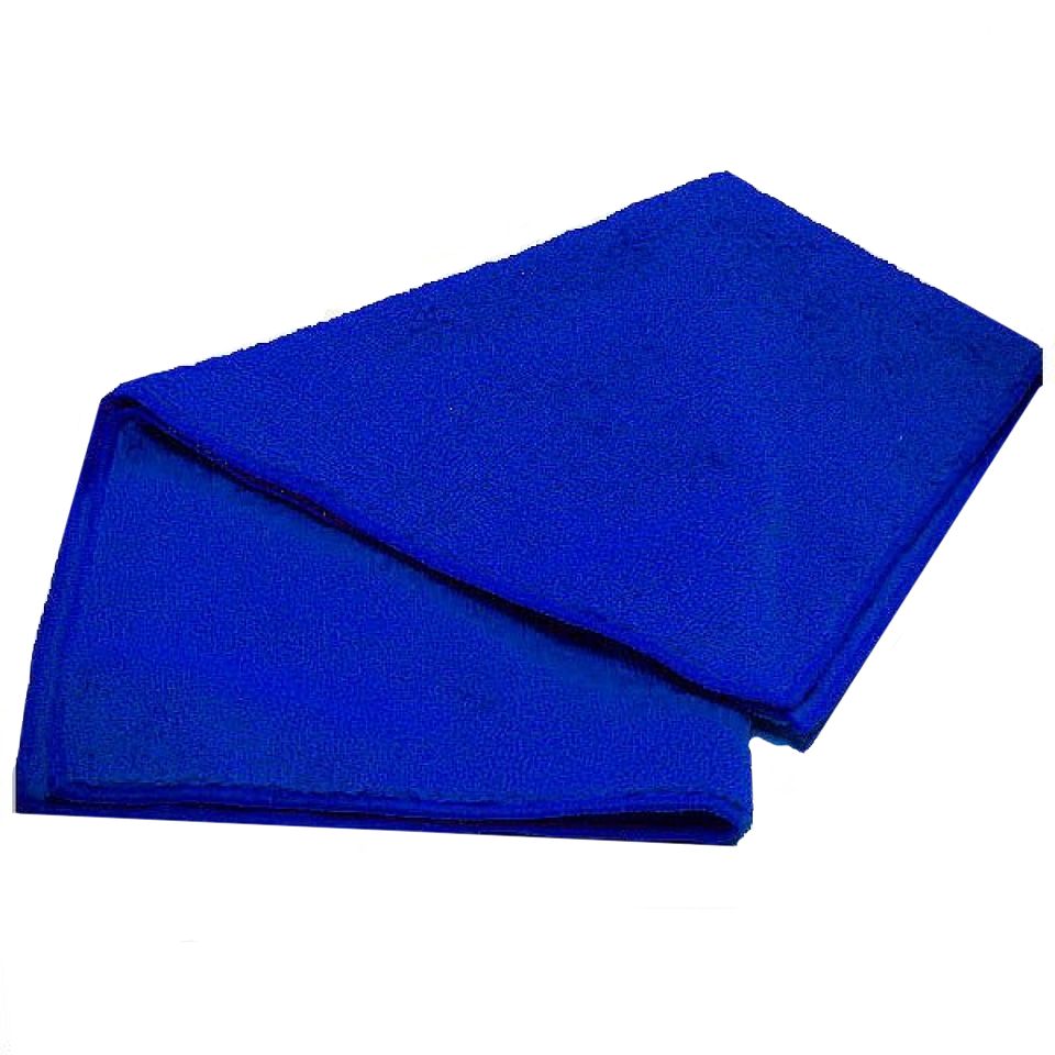 Салфетка из микроволокна, 220г/м2, 35×40см, синий, 3шт/упак