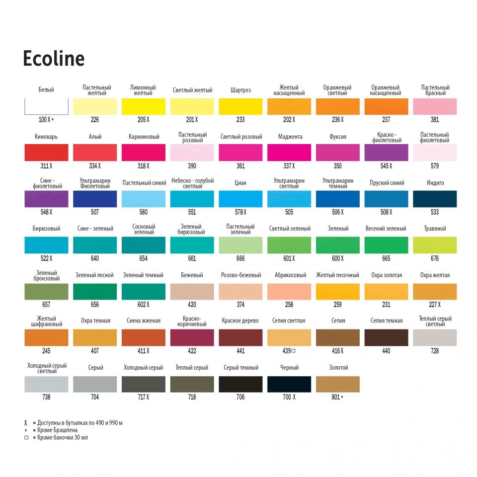 Маркер акварельный "Ecoline", 227 охра желтая - 5
