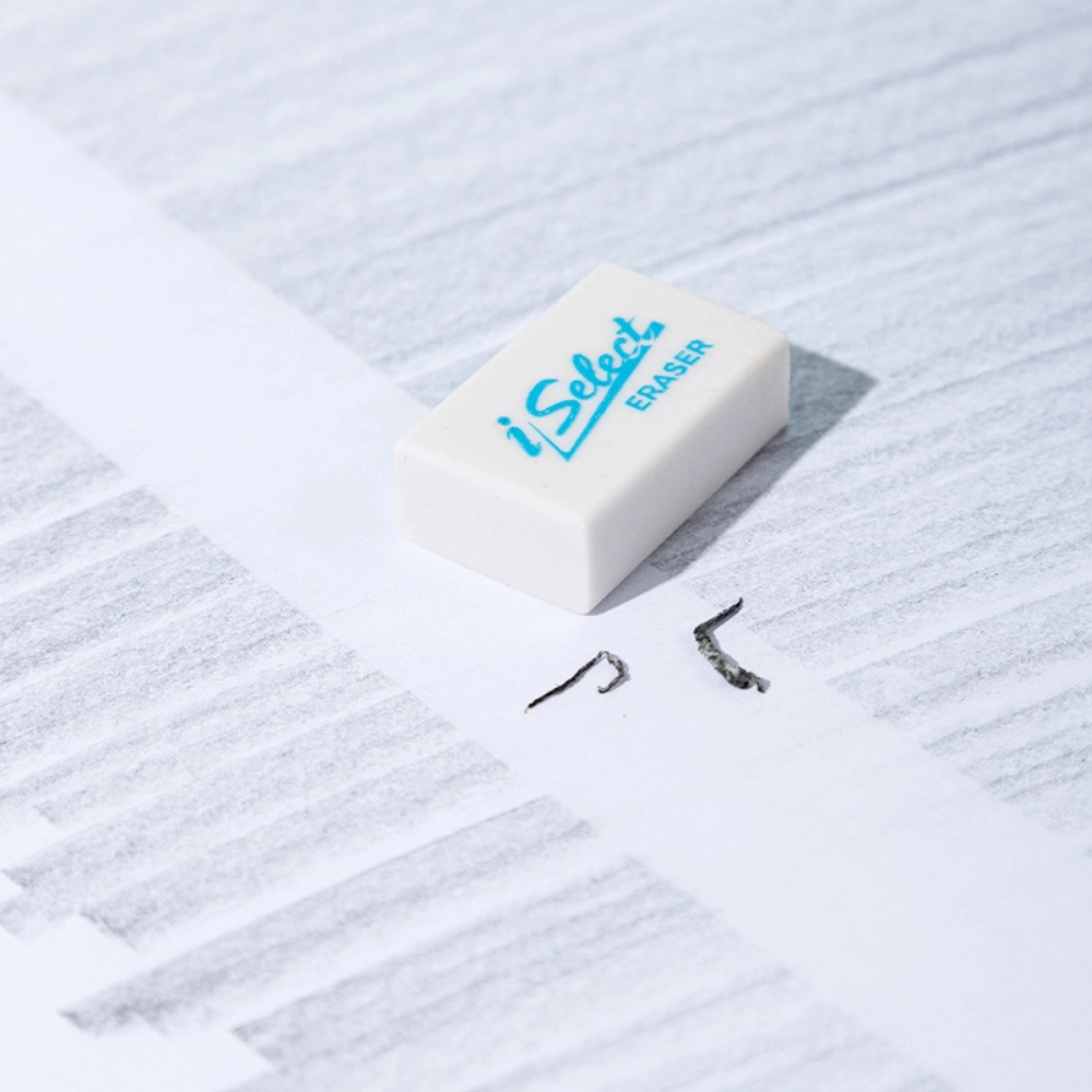 Ластик "iSelect", белый