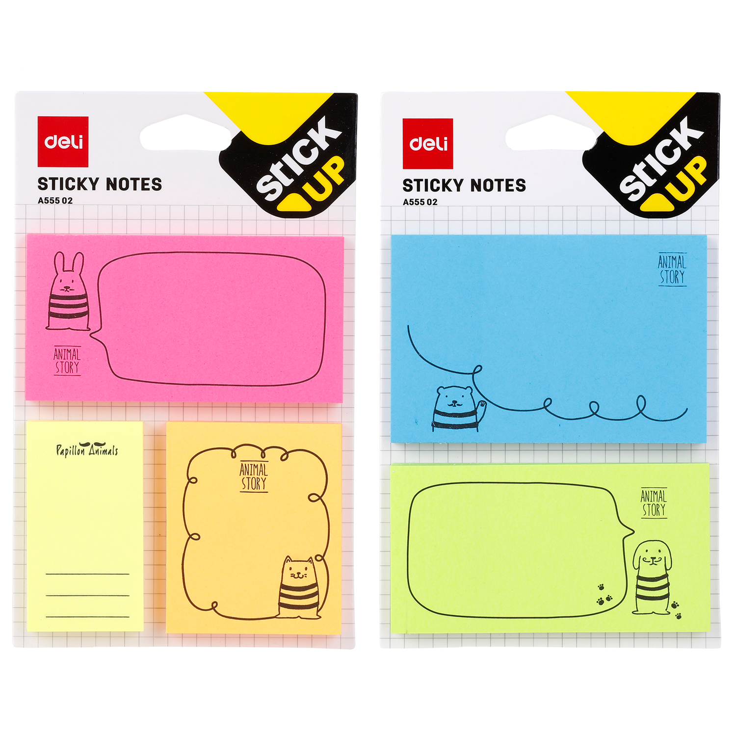 Бумага для заметок Deli "Stick up", 76x95 мм