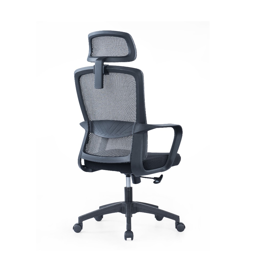 Кресло компьютерное SitZone U-060A, сетка, ткань, черный, пластик - 5