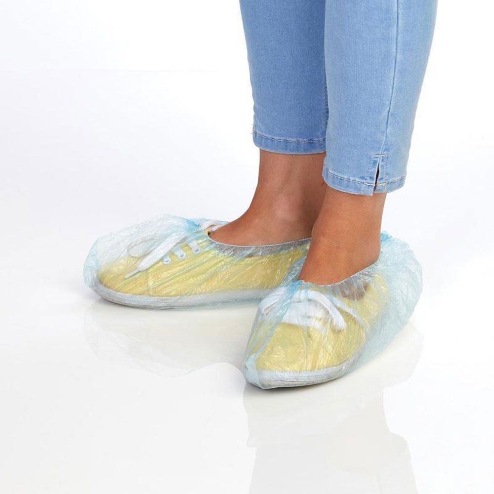 Бахилы эконом, 17 мкм, 2 г, 50 пар/упак