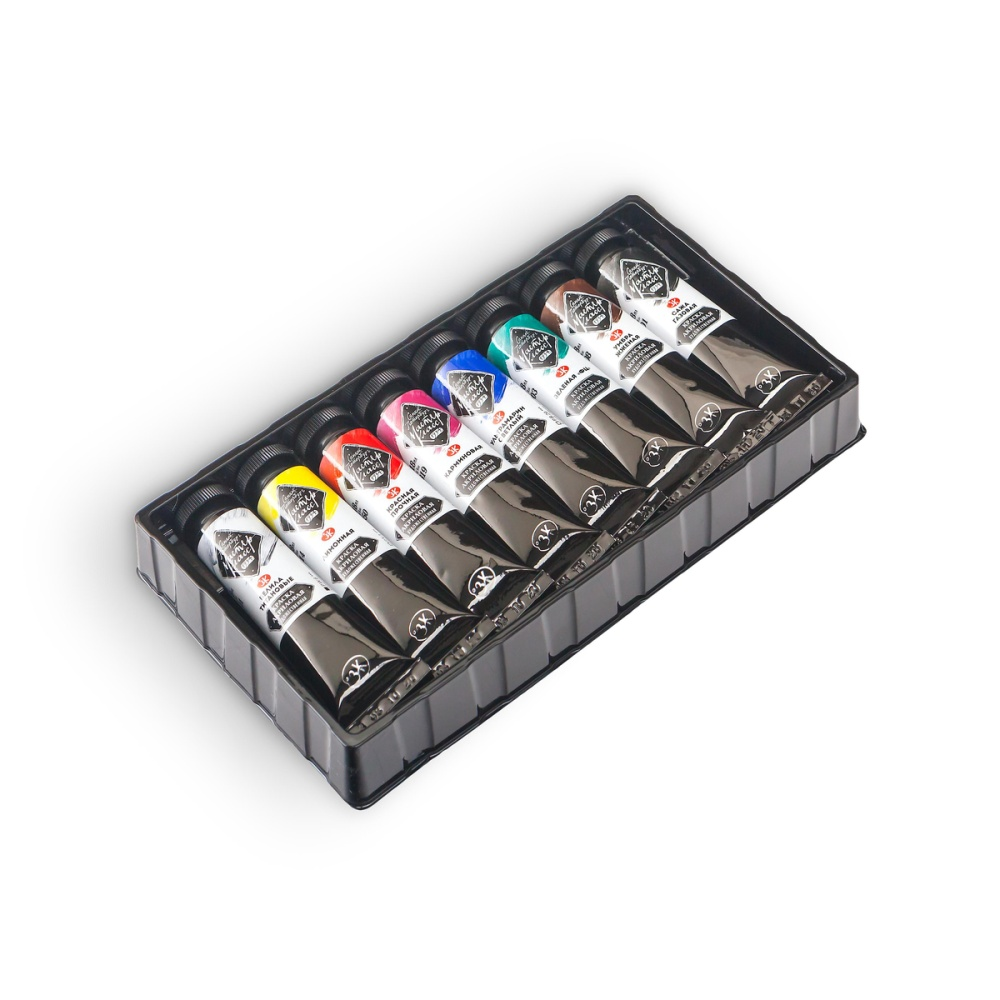 Краски акриловые Мастер Класс, 8 цвет, 18 мл. - 3