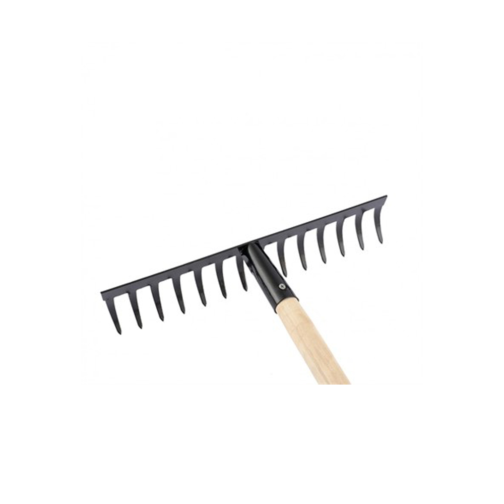 Грабли металлические с прямыми зубьями "ГП-14" с черенком