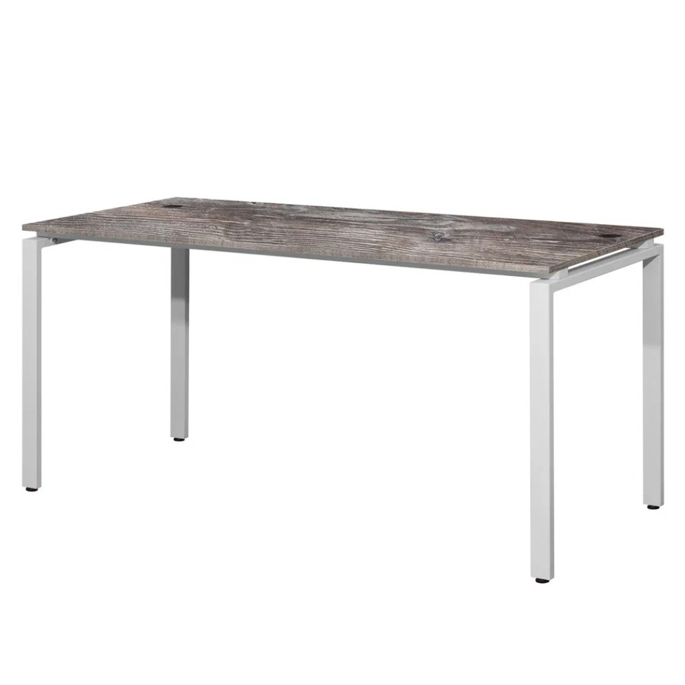 Стол письменный Millwood Лофт Сиэтл (ДТ-5), 1600х700 мм, сосна пасадена, белый