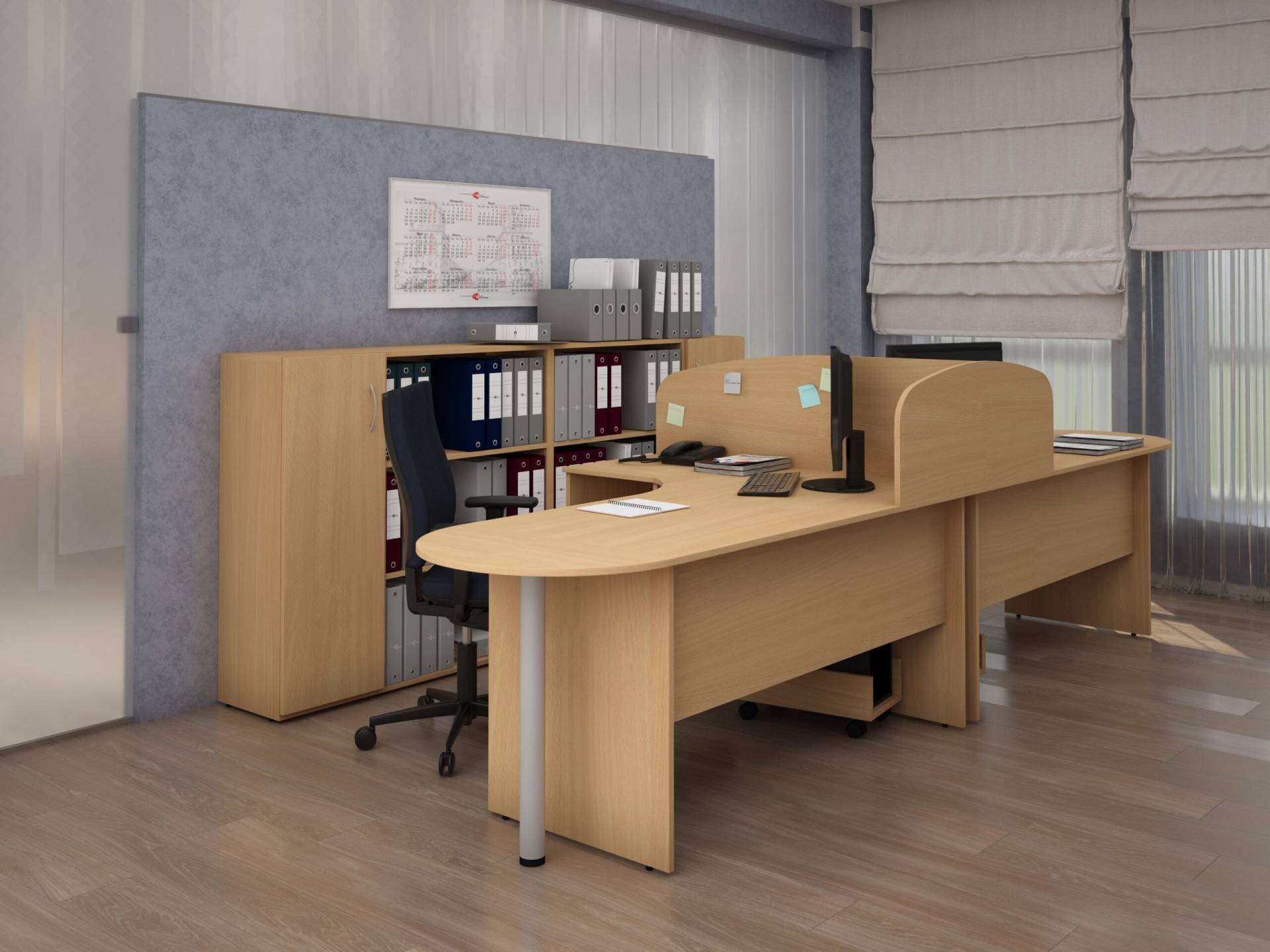 Коллекция Столица тумба С-030, 804х455х600 мм, бук - 4