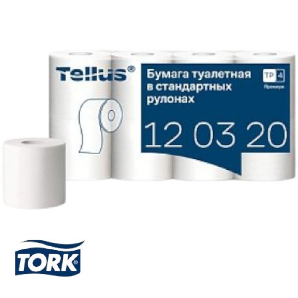 Бумага туалетная Tellus Премиум