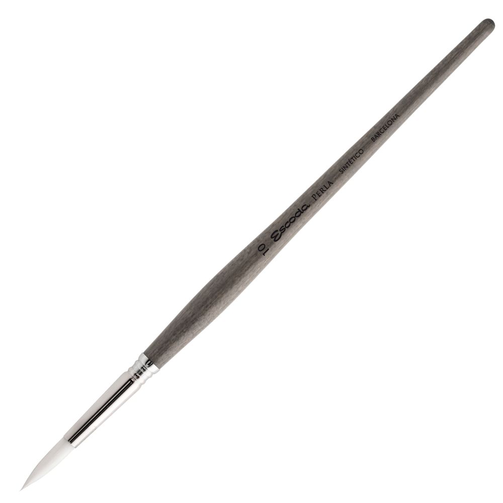 Кисть "Escoda Perla 1430", синтетика белая, круглая, №12