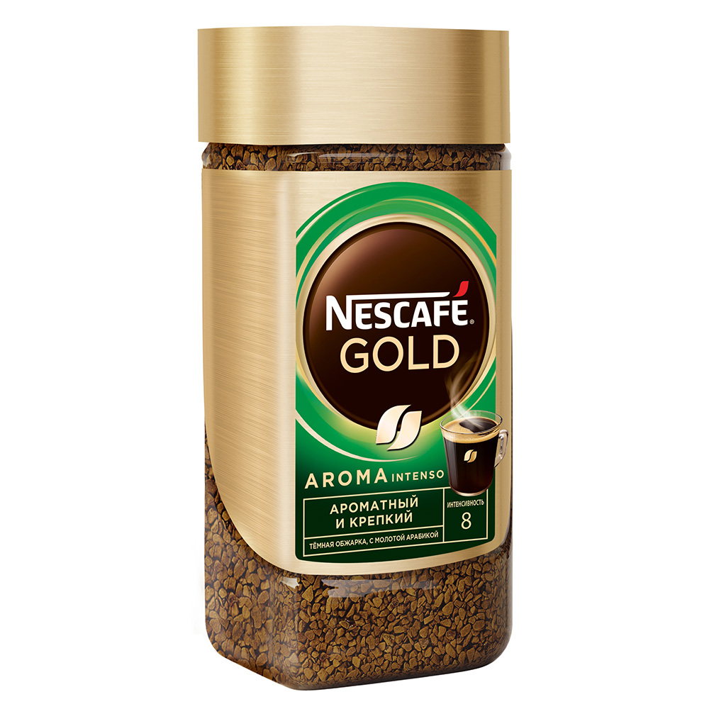 Кофе "Nescafe Gold Aroma Intenso", растворимый, 170 г