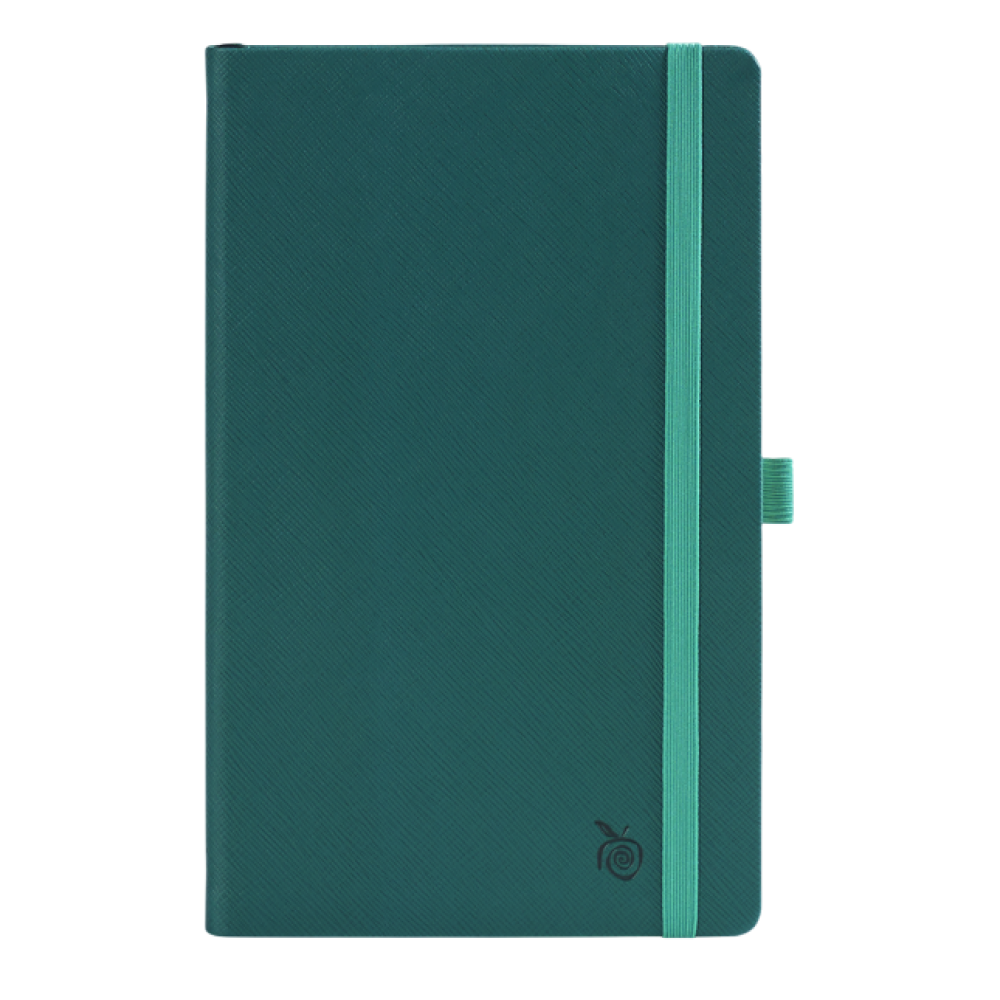 Блокнот "Appeel classic teal", А5, 96 листов, линейка, зеленый