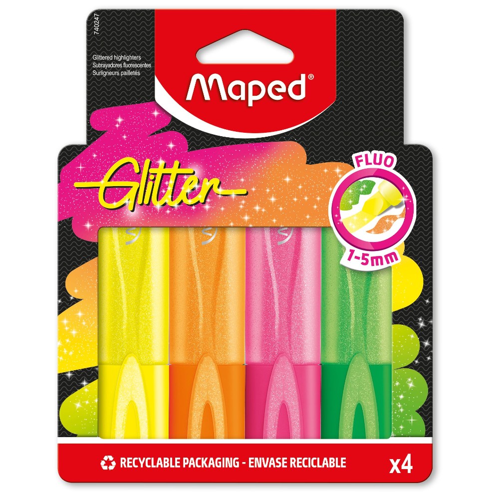 Набор маркеров текстовых "Glitter"