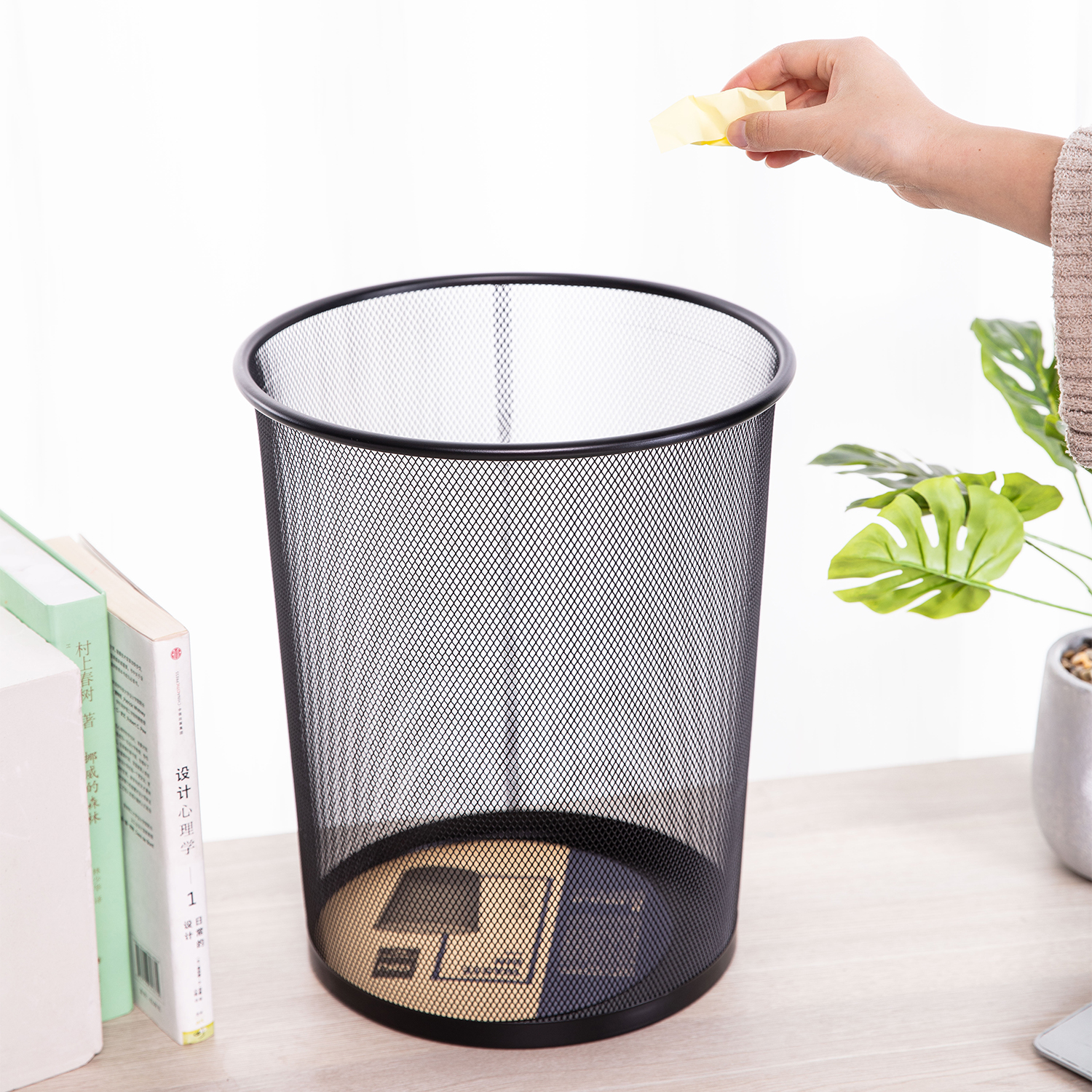 Урна для мусора Deli "E9189", 19 л, черный