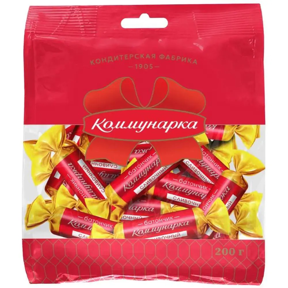 Конфеты "Коммунарка" 200 гр., батончик сливочный