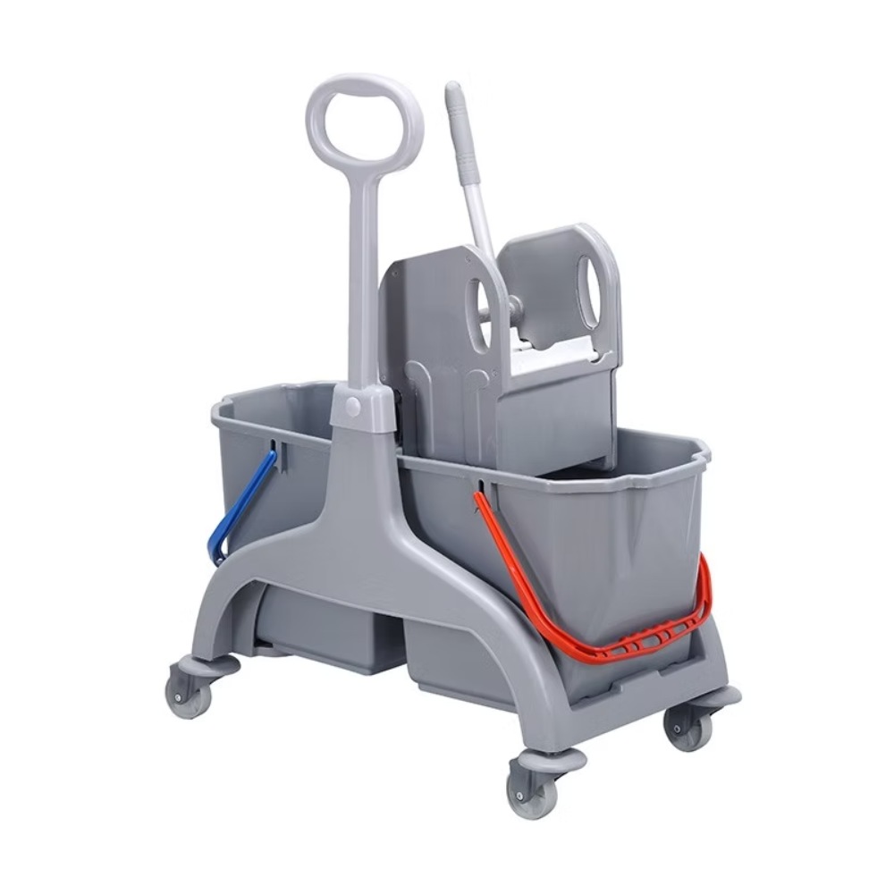 Тележка комплексная 2х18л с отжимом и транпортной ручкой