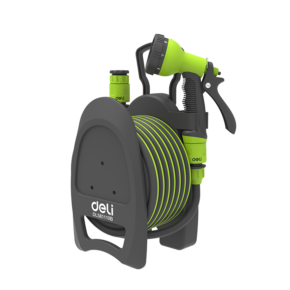 Шланг для полива Deli GS EDL581110B, с катушкой