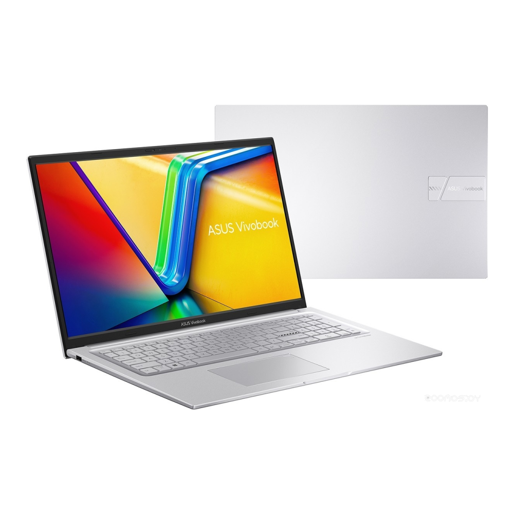 Ноутбук ASUS Vivobook 17 (X1704VA-AU299), 16GB, DOS, серебристый
