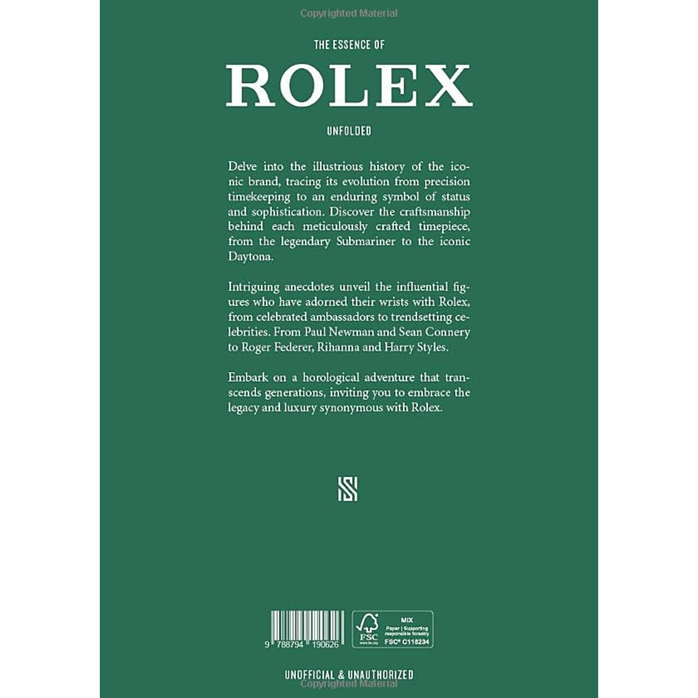 Книга на английском языке "The Essence of Rolex. Unfolded" HB, Jesper Helmin