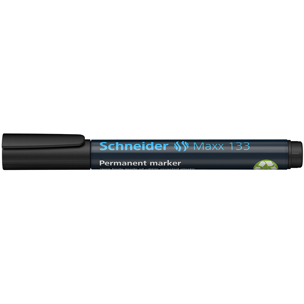 Маркер перманентный "Schneider Maxx 133", черный - 3