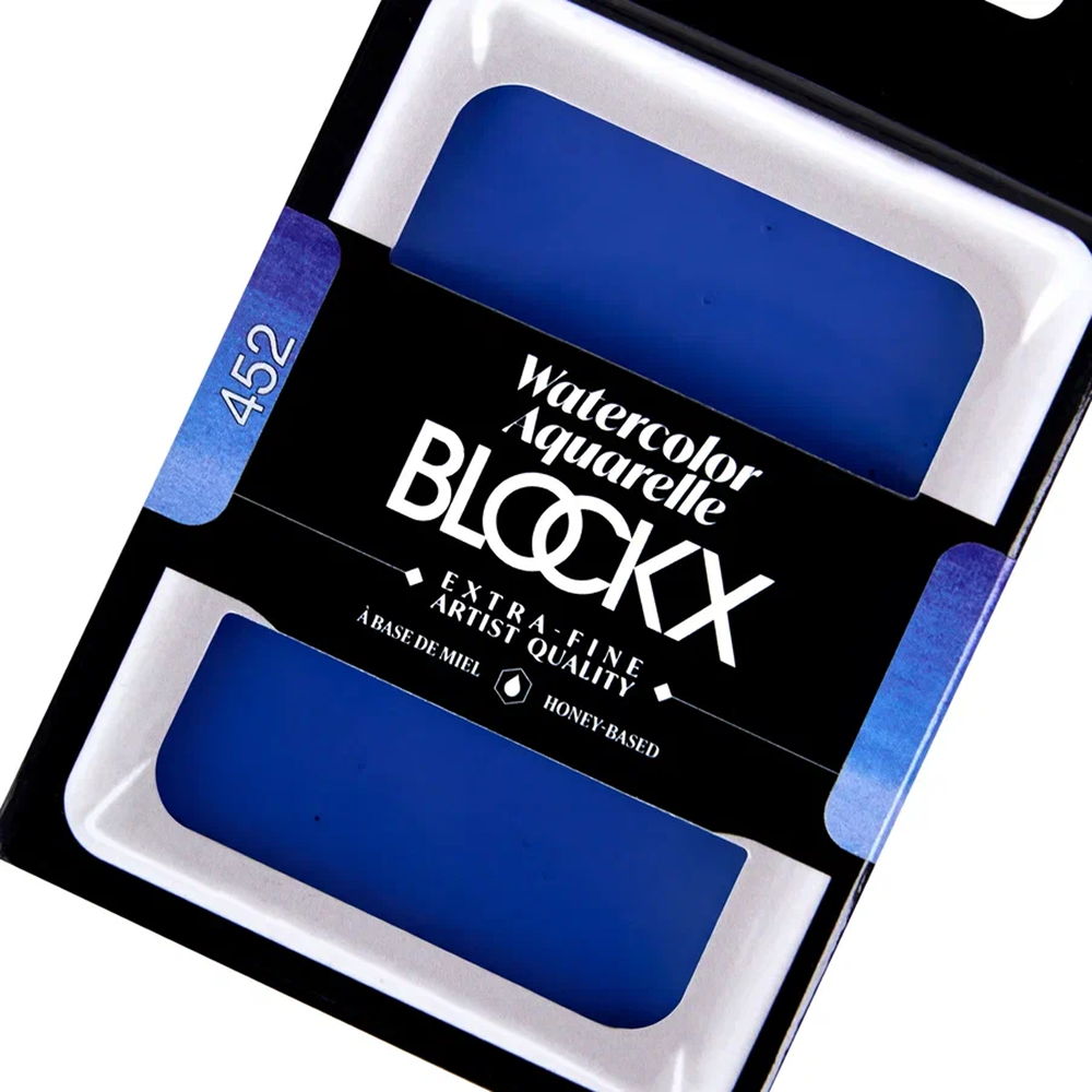 Краски акварельные "Blockx. Giant pan", 452 кобальт голубой, 18 мл., кювета - 3