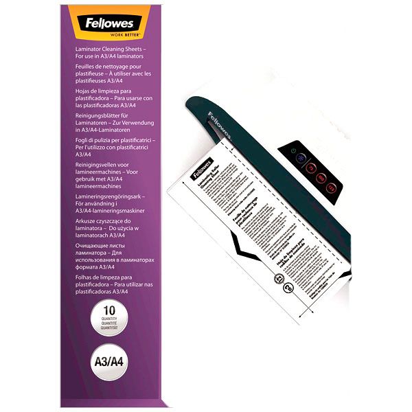 Чистящий лист Fellowes для ламинаторов FS-53206