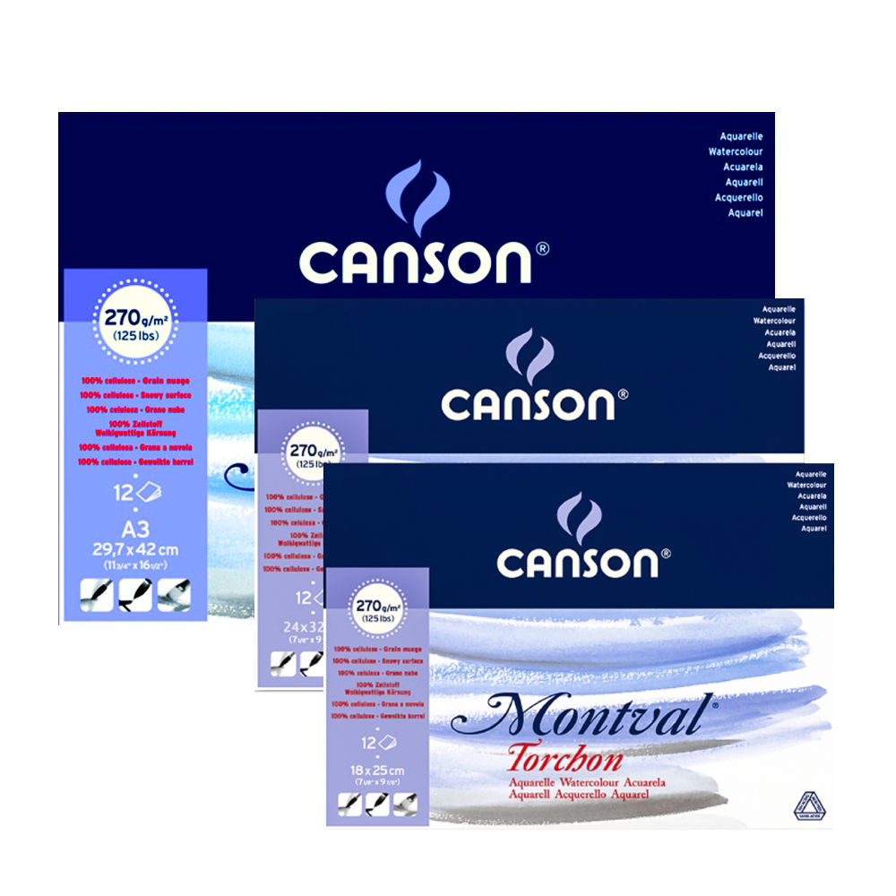 Блок-склейка бумаги для акварели "Montval"