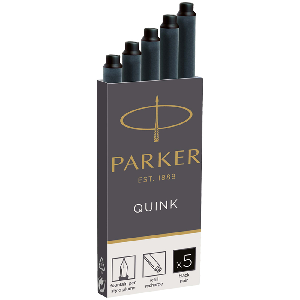 Чернильный патрон "Parker", 75 мм, черный