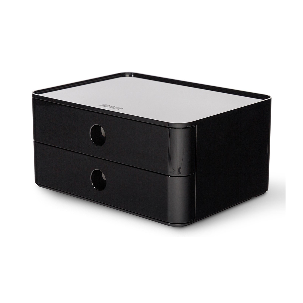 Блок из 2-х лотков закрытый "Allison", черный