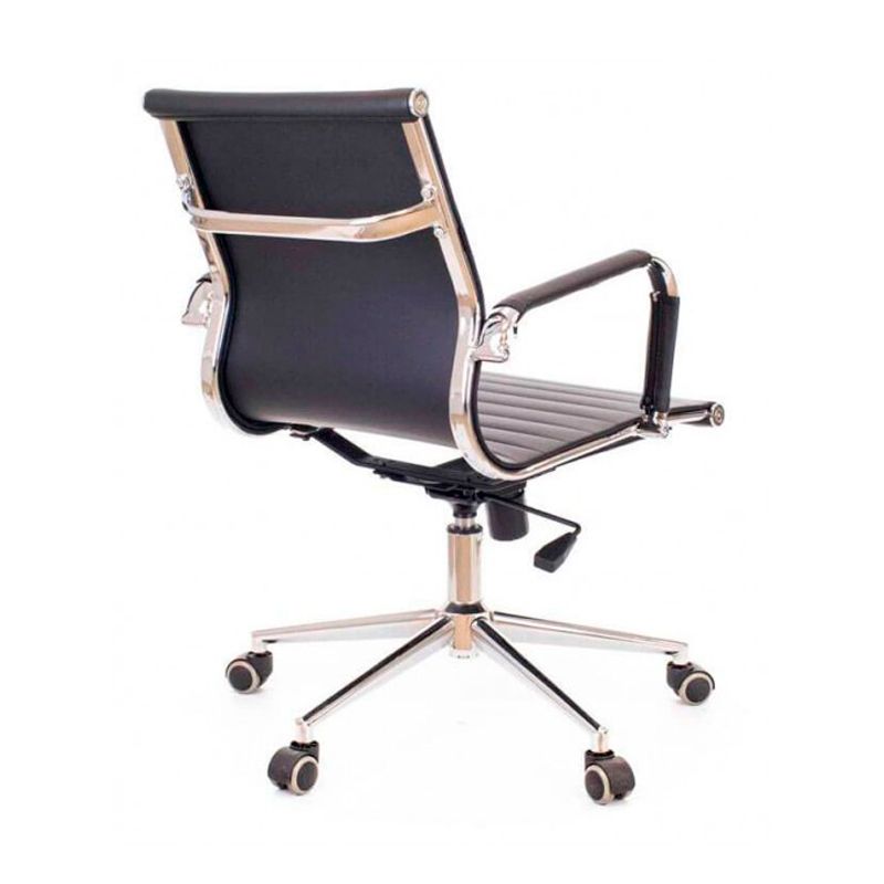 Кресло для руководителя EVERPROF "Leo", экокожа, металл, черный - 4