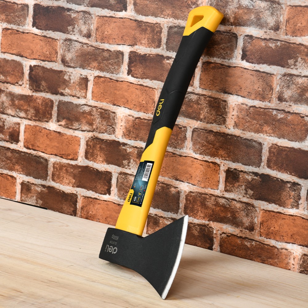 Топор Deli YS EDL5708, 0,6 кг, фибергласовая рукоятка - 8