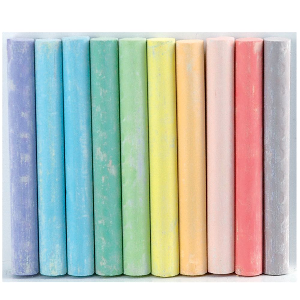 Мелки для доски круглые Maped "Color Peps", 10 цветов, ассорти