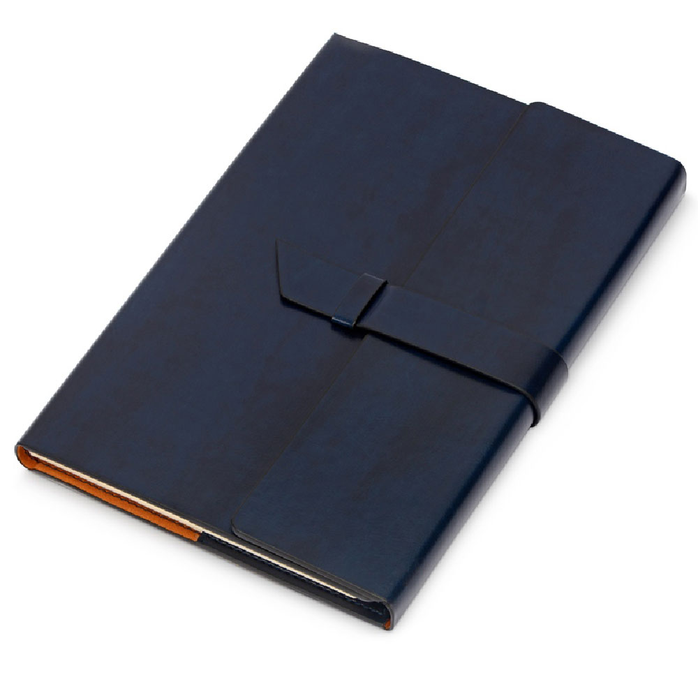 Блокнот Oasis "Fabrizio II", A5+, 80 листов, линейка, темно-синий - 3