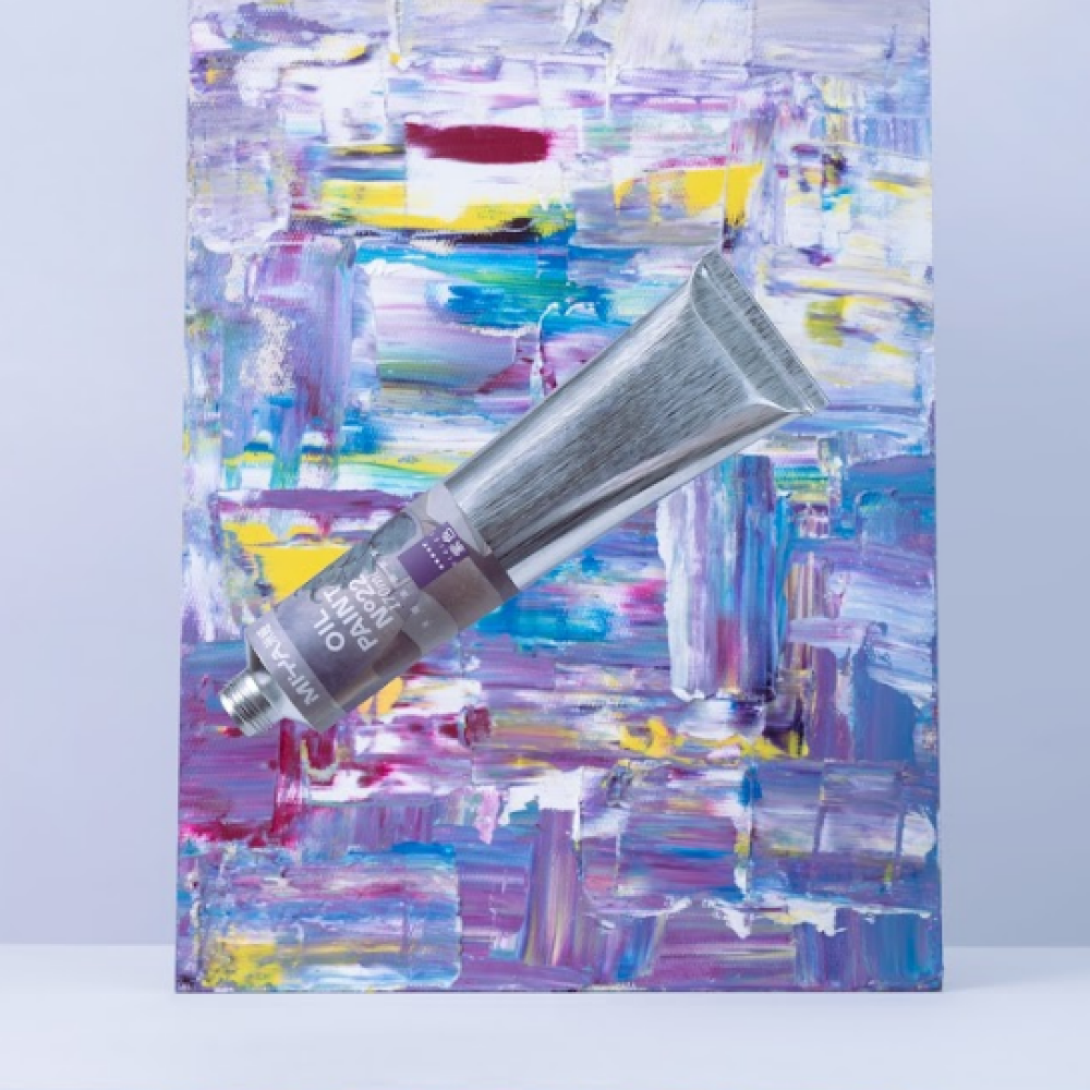 Краски масляные "HIMI.MIYA", фиолетовый, 170 мл., туба - 8