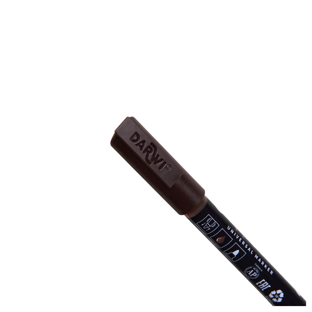 Маркер акриловый "Darwi.Marbel" 801, шоколад